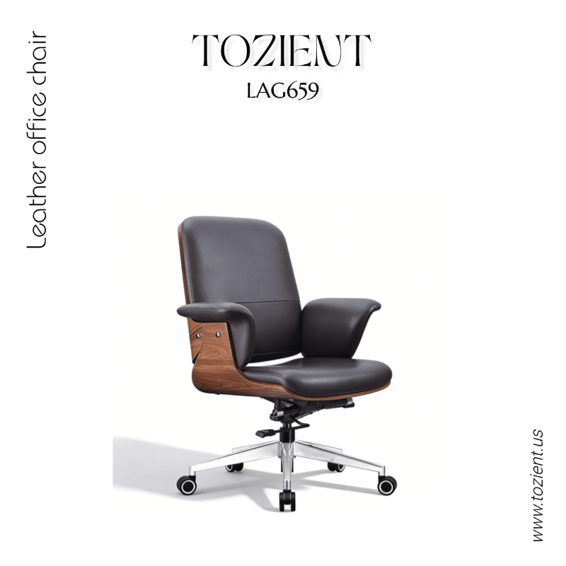 Tozient LAG659 Leather office chair - Morden office chair, Meeting chair
