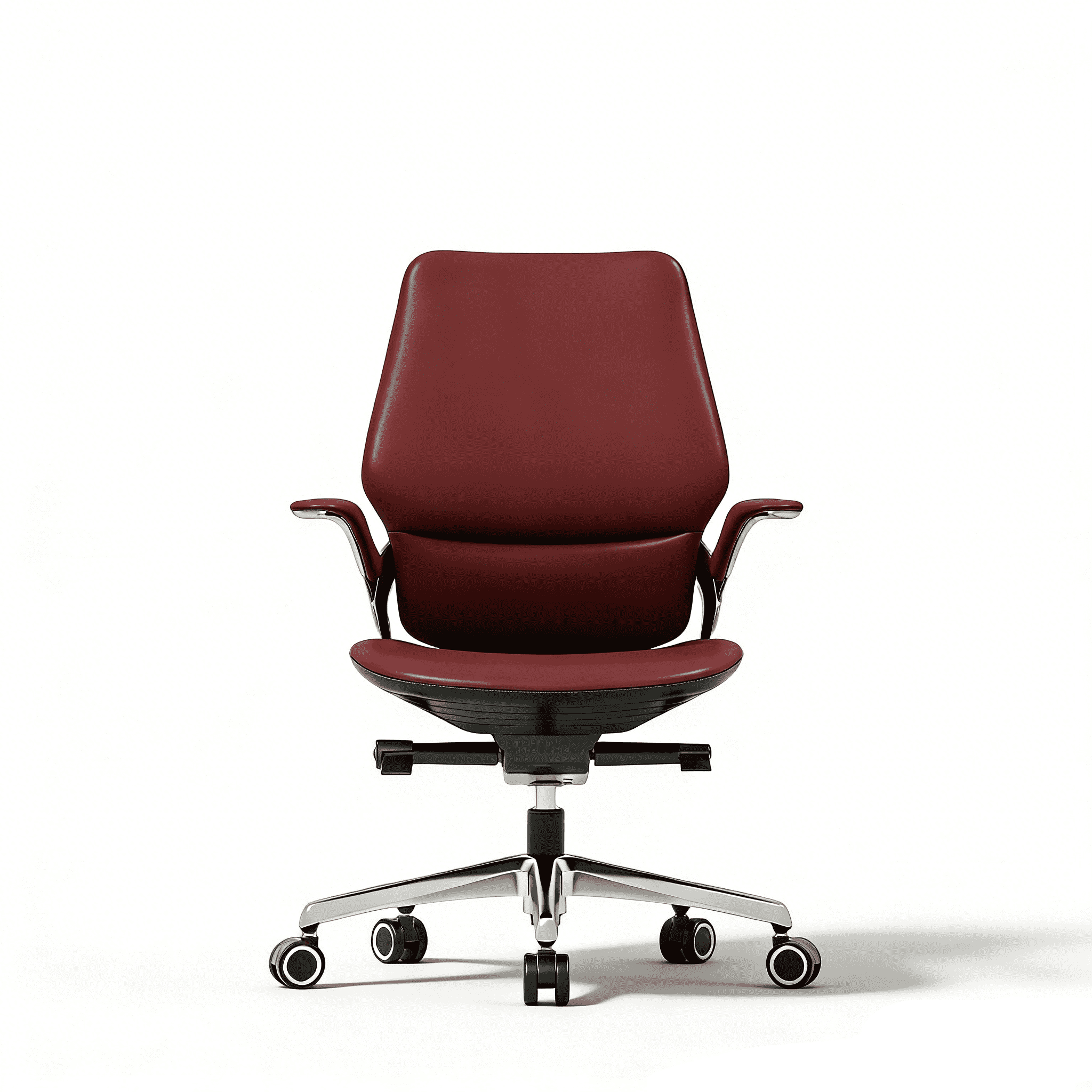 Tozient B661  Red & Black Leather office chair - Morden office chair, Meeting chair