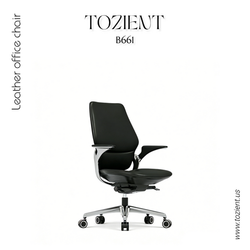 Tozient B661  Red & Black Leather office chair - Morden office chair, Meeting chair