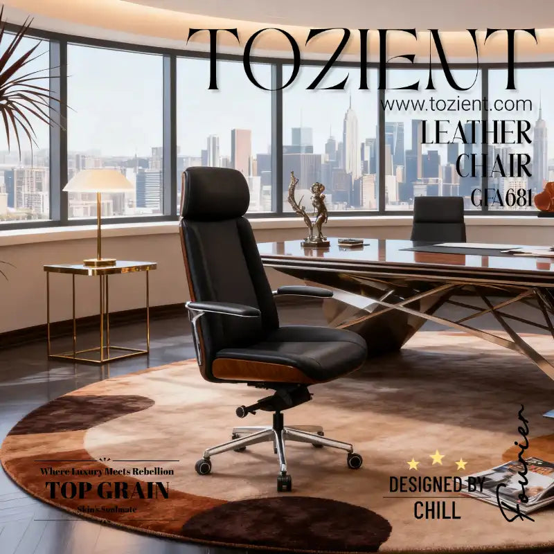 TOZIENT GFA681 /Fourier/ management Leather Chair
