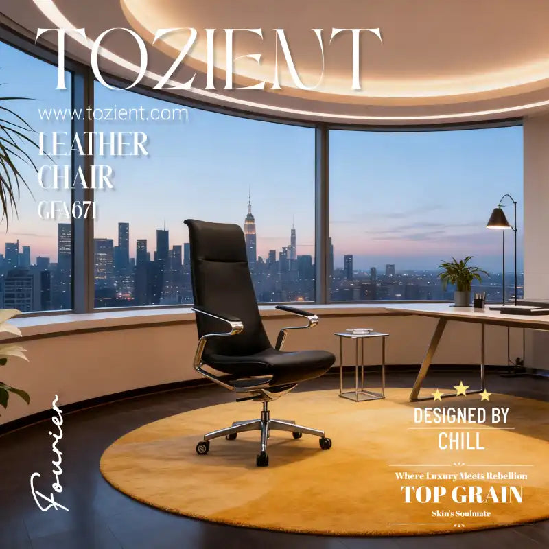 TOZIENT GFA671 /Fourier/ management Leather Chair