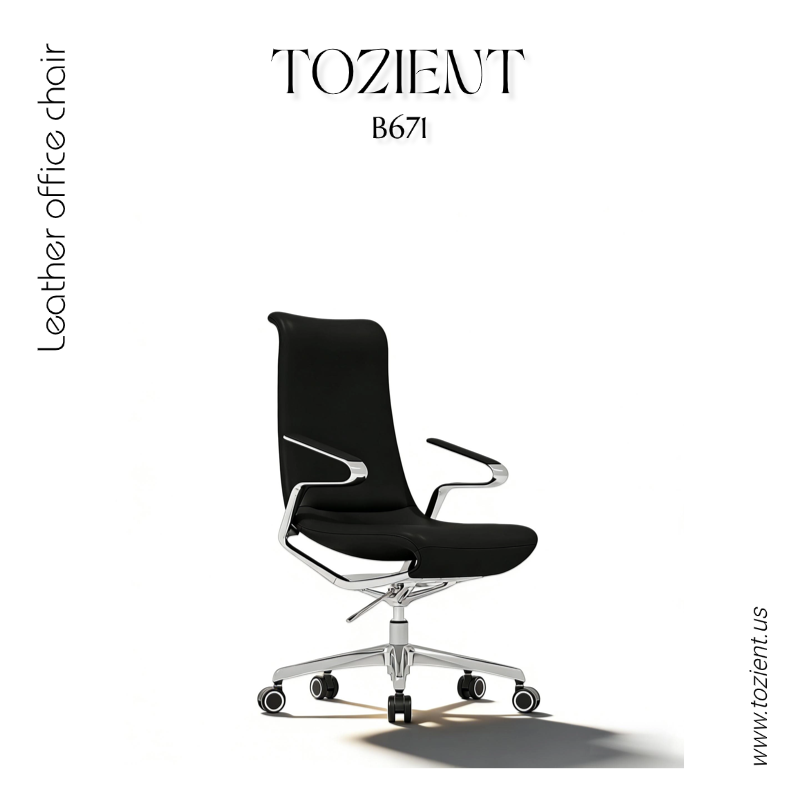 Tozient B671 Leather office chair - Morden office chair, Meeting chair