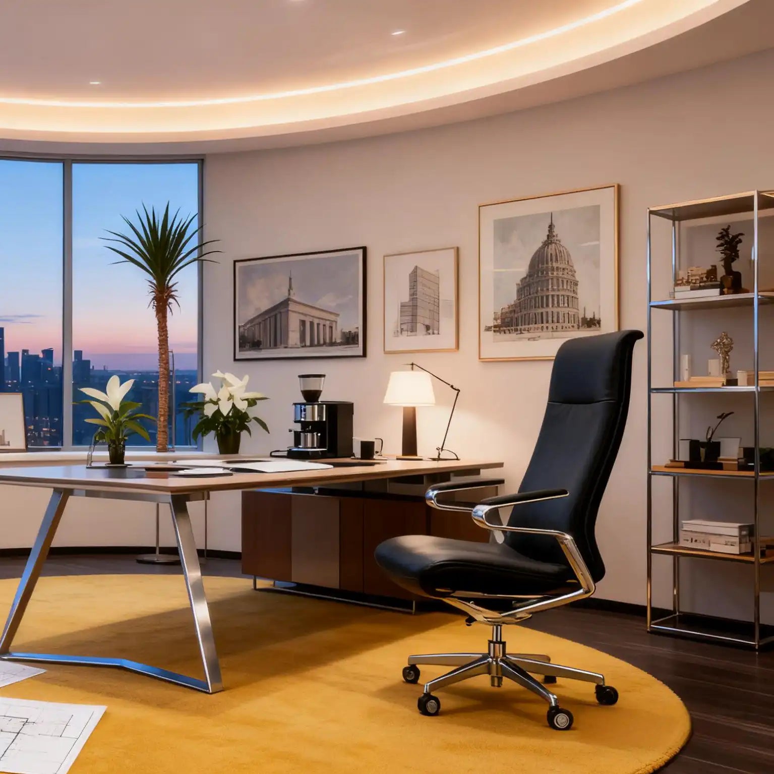 TOZIENT GFA671 /Fourier/ management Leather Chair